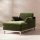 Option Olive Green Performance Velvet