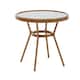 Option White & Navy Rattan/Natural Frame