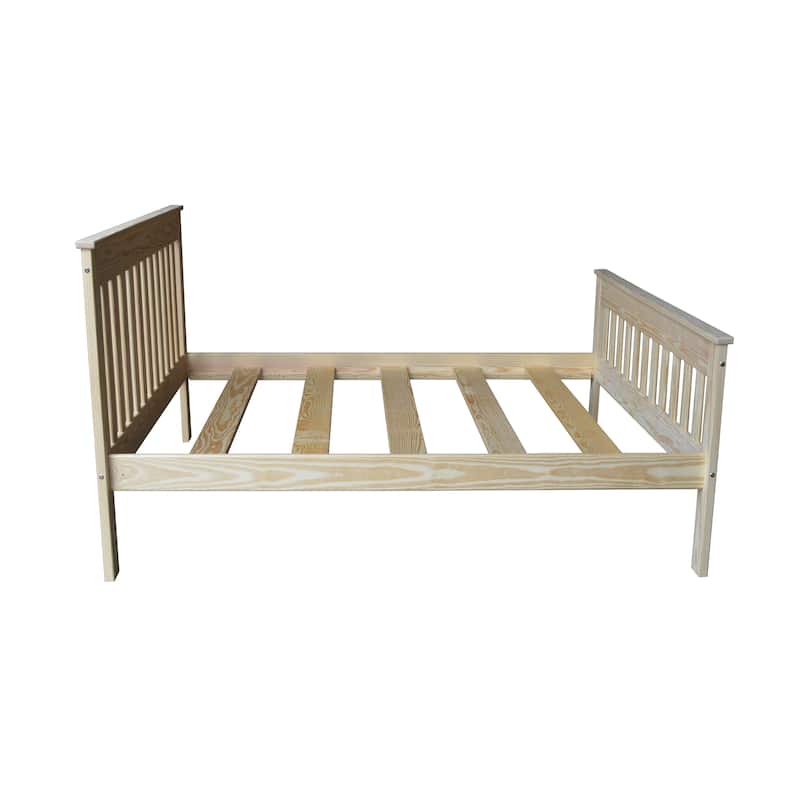 Harmony Solid Pine Queen Bed