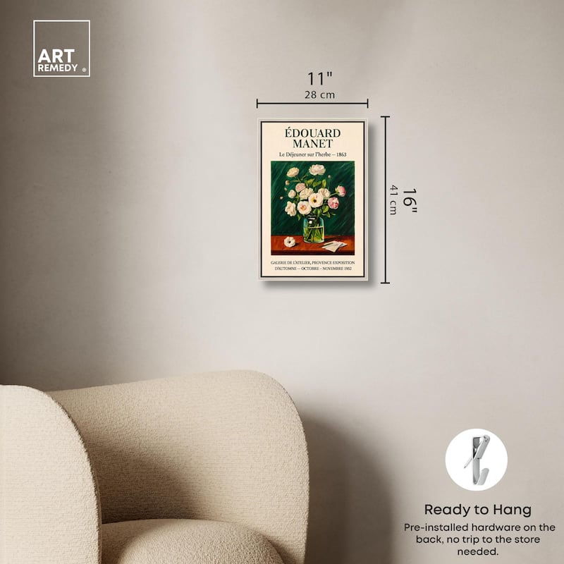 Manet's Floral Canvas by Art Remedy