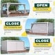 preview thumbnail 136 of 188, EROMMY Outdoor Louvered Pergola Gazebo with Adjustable Aluminum Rainproof Roof