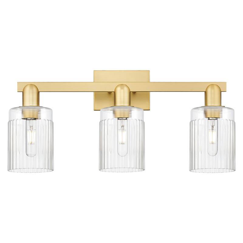 Innovations Lighting Endless Possibilities Arcadia - Hadley - 3 Light 24" Bath Vanity Light - Clear/Satin Gold