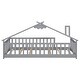 preview thumbnail 9 of 9, Grey Twin Size Pine Wood House-Shaped Floor Bed without Door