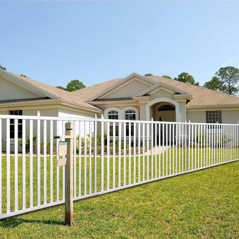 Garden Fence Outdoor Fence Panel Decorative Vinyl Picket Fence