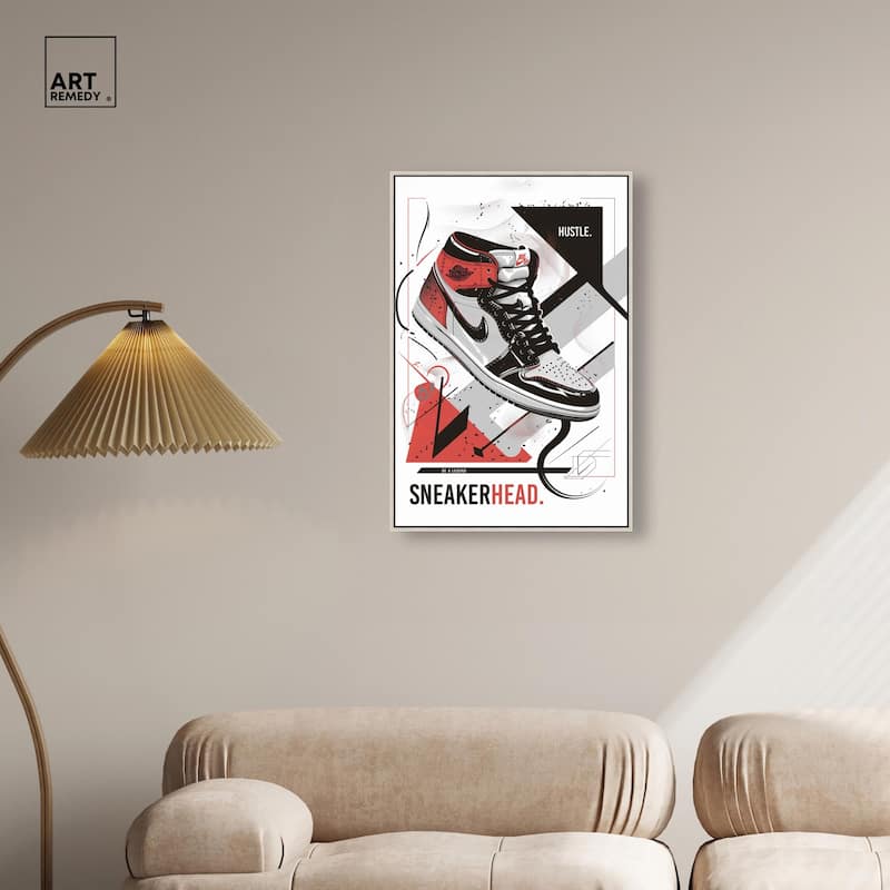 Stylish Sneakerhead Canvas by Art Remedy