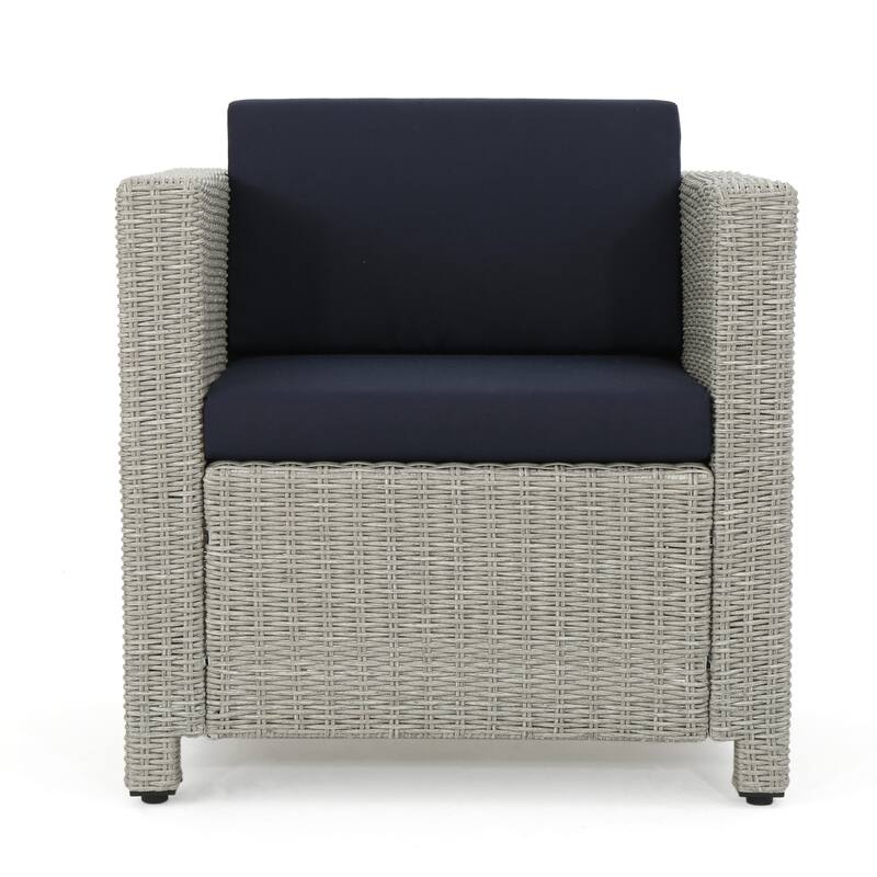 Puerta Outdoor 4-piece Patio Chat Set by Christopher Knight Home