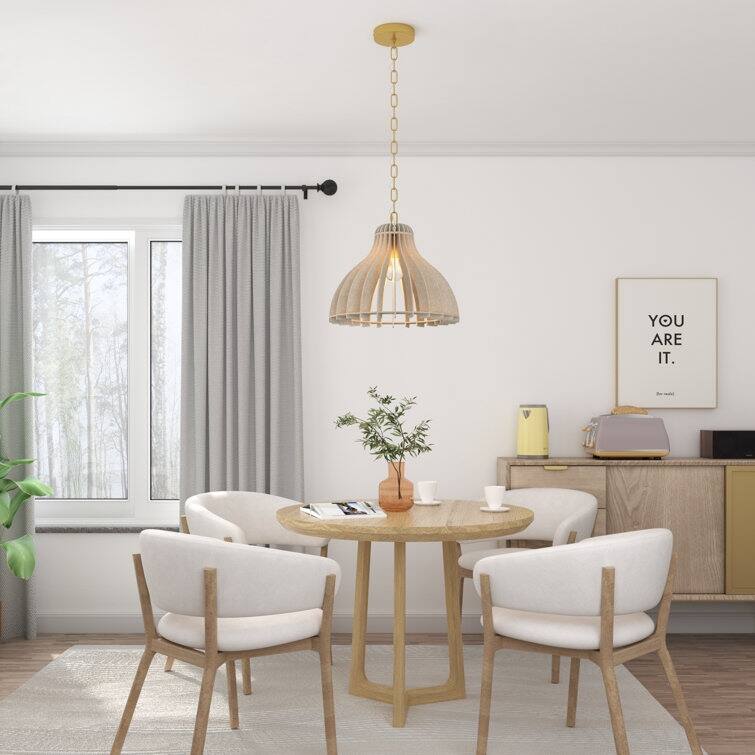 Acroma 1 - Light Kitchen Island Pendant with Felt lampshade - 1-light