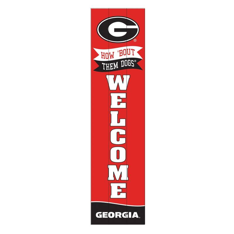 47" Porch Leaner Welcome Wall Sign, University of Georgia