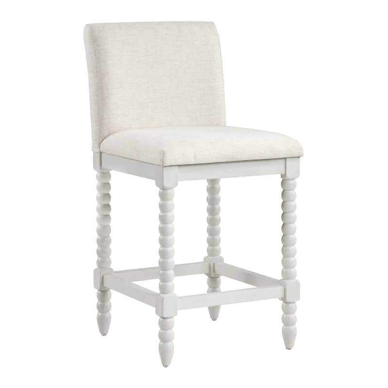 Kaylee 26 Spindle Counter Stool - Linen