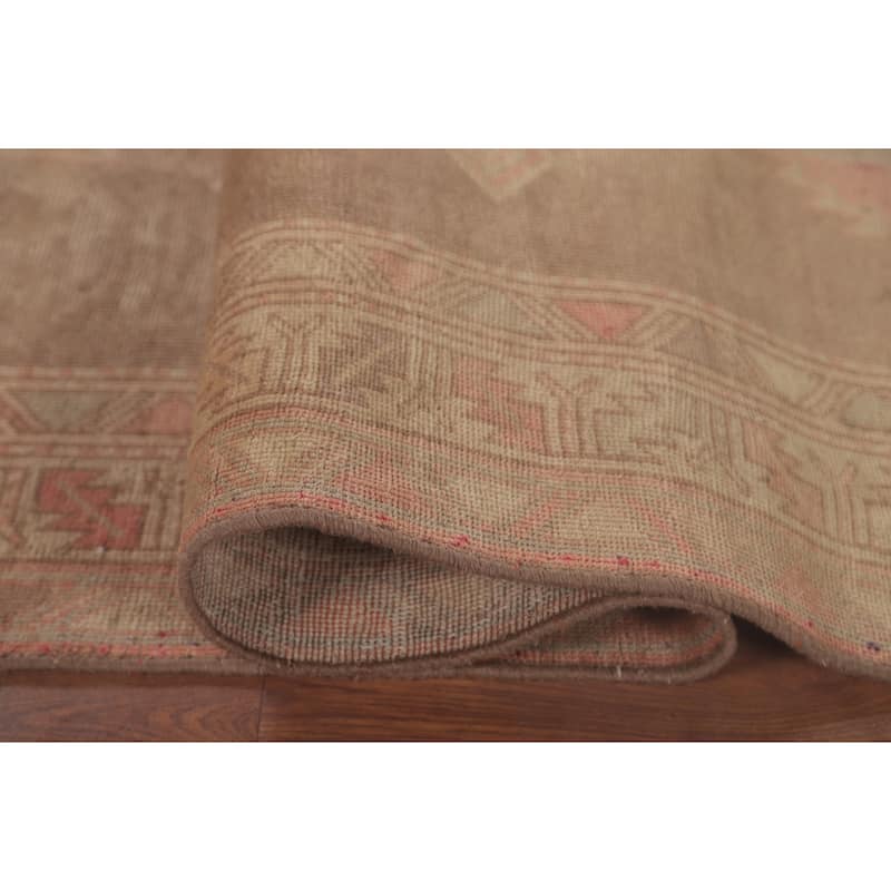 Ardebil Persian Runner Rug Wool Carpet - 4'0"x 10'7"