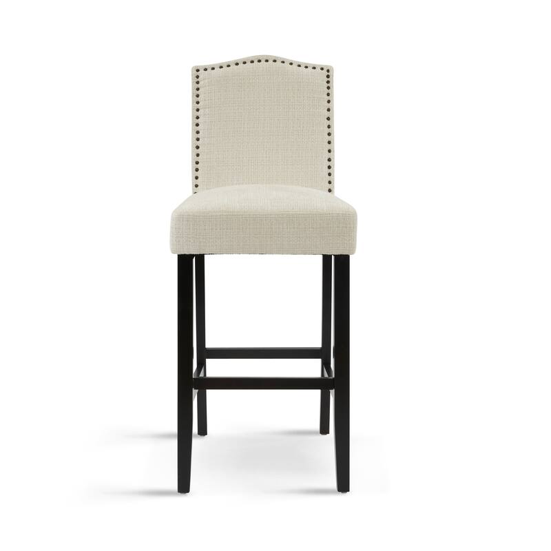 Logan Bonded Leather Backed Barstool (Set of 2) by Christopher Knight Home