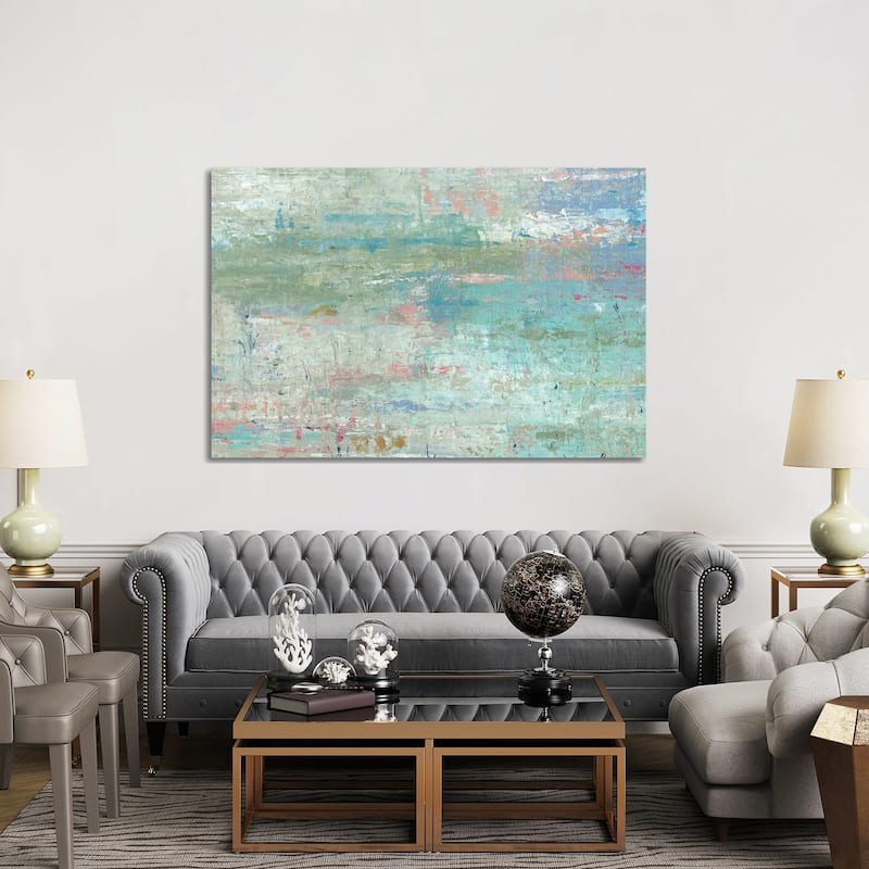 iCanvas "Pastel Watergarden" by Carol Robinson Canvas Print
