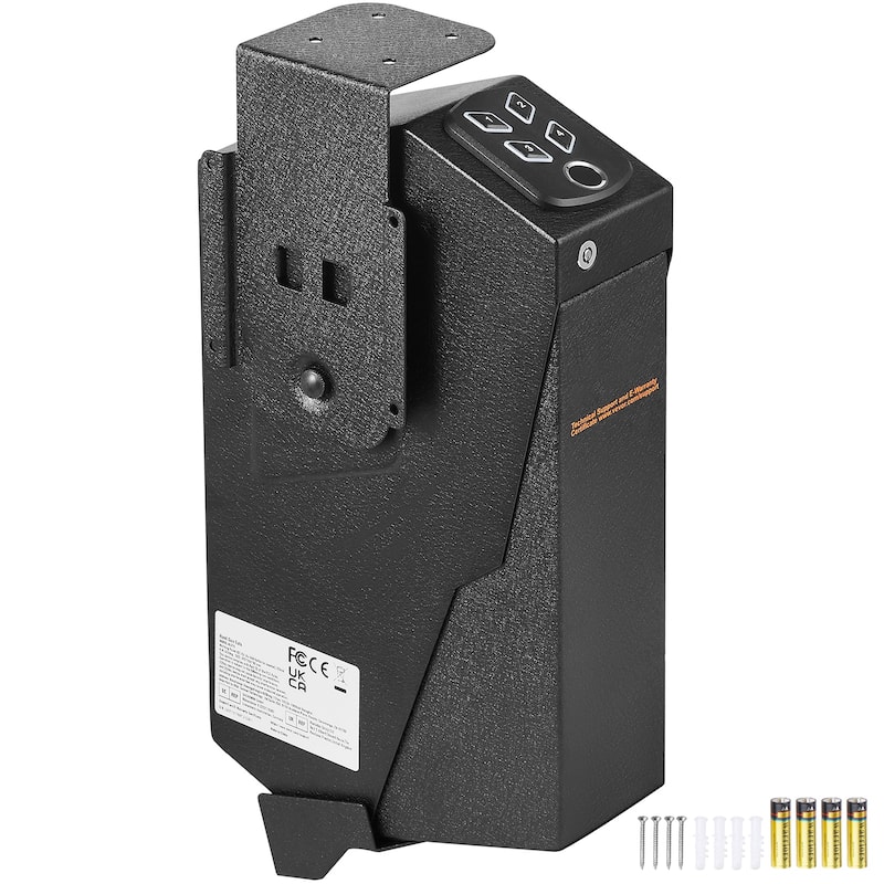 Gun Safe for Pistols, Biometric Gun Safe with Three Quick Access Ways of Fingerprints, Passwords and Keys - 1 Pistol