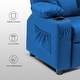 preview thumbnail 15 of 49, MCombo Big Kids Recliner Chair for Toddler Boys and Girls Faux Leather - 28.3"(L)x26.4"(W)x34.2"(H)