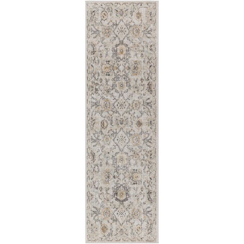 Nourison Oushak Home Indoor Persian Area Rug - 2' 3" x 7' 6" - Grey