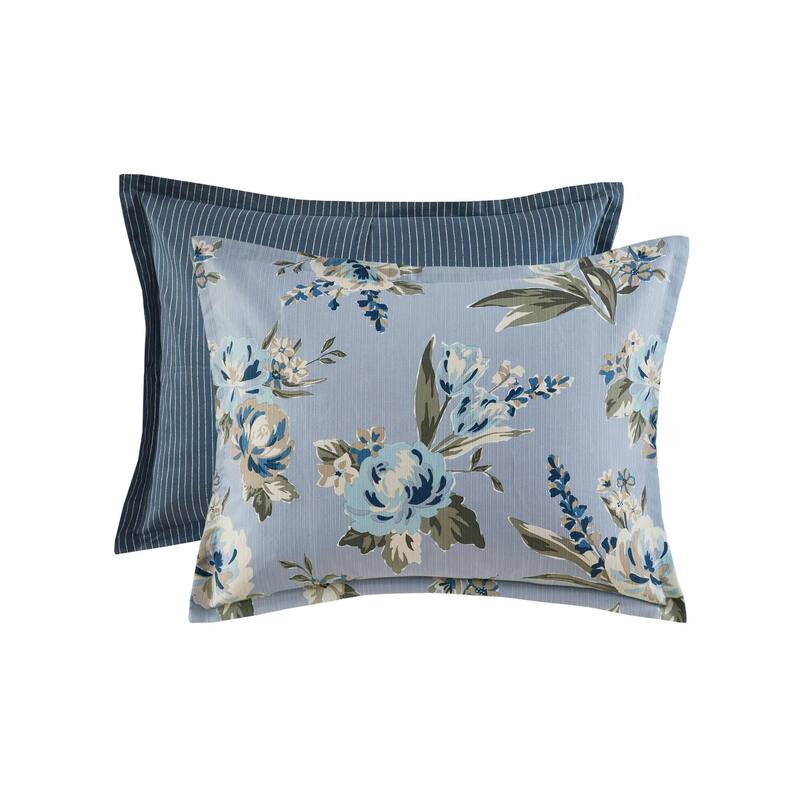 GDF Studio - Rosehaven 7-Piece Queen Vintage Floral Comforter Set