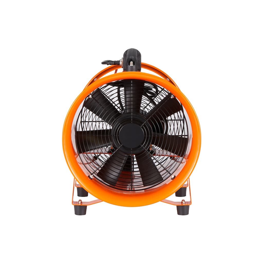 12 inch Heavy Duty Cylinder Fan with 16.4ft Duct Hose, 585W Strong Shop Exhaust Blower 3198CFM, Industrial Utility Blower