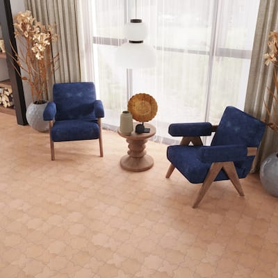 Apollo tile 5" x 5" Seville Matte Terracotta Porcelain Tile (5.31 sq ft/case) - 34 Pack