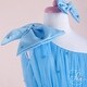 preview thumbnail 8 of 10, Pearl Embroidered One Shoulder Design Special Occasion Dress for Baby
