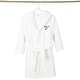preview thumbnail 43 of 78, Sweet Kids 100% Polyester SUPER PLUSH Double Brushed Hooded Bathrobe with Purple Script Monogram
