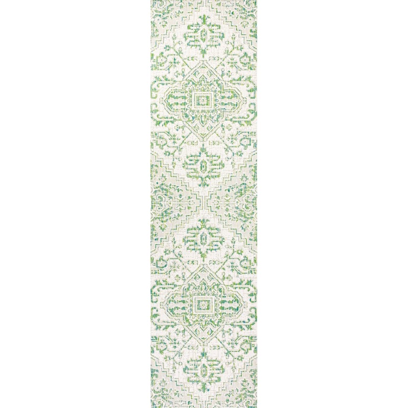 JONATHAN Y Charleston Medallion Indoor/Outdoor Area Rug