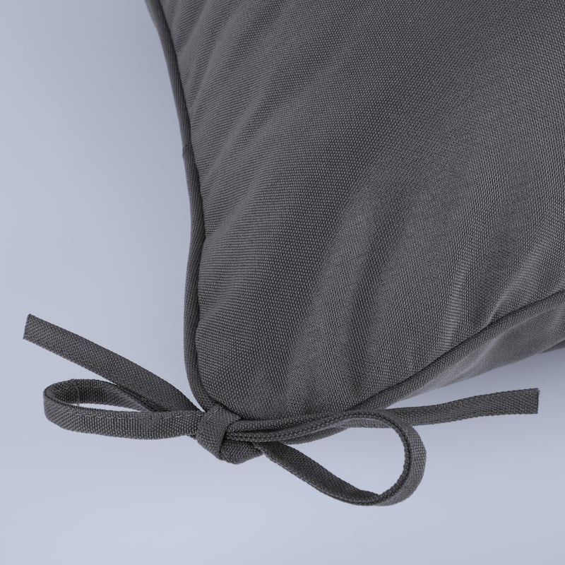 GDFStudio Marie Outdoor 24x24 Inch Seat Cushion Set with Removable Covers (set of 2) - 24" x 24"