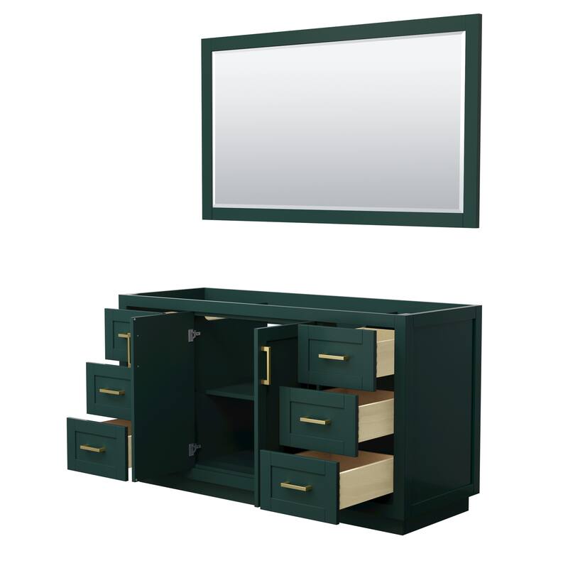Miranda Bathroom Vanity Cabinet, 58-Inch Mirror