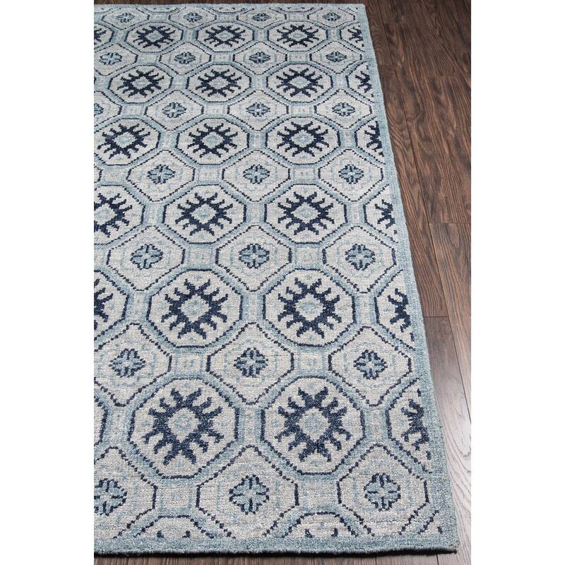 Momeni Nova Hand Knotted Viscose Contemporary Geometric Area Rug