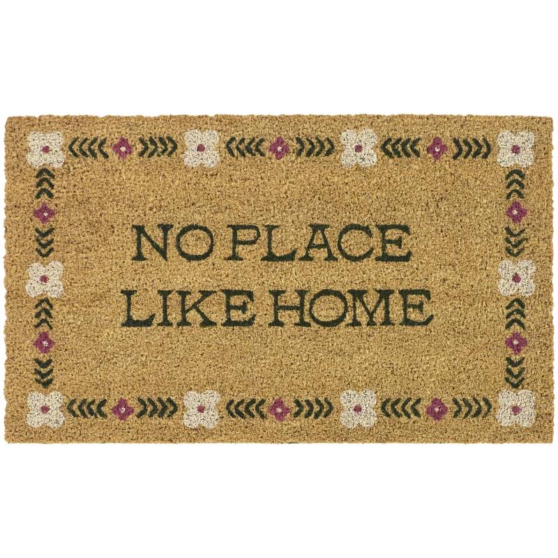 No Place Like Home Welcome 18" x 30" Doormat - 18" x 30"