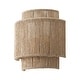 preview thumbnail 12 of 12, Farmhouse Hemp Rope 1-Light Dimmable Wall Sconce for Living Room