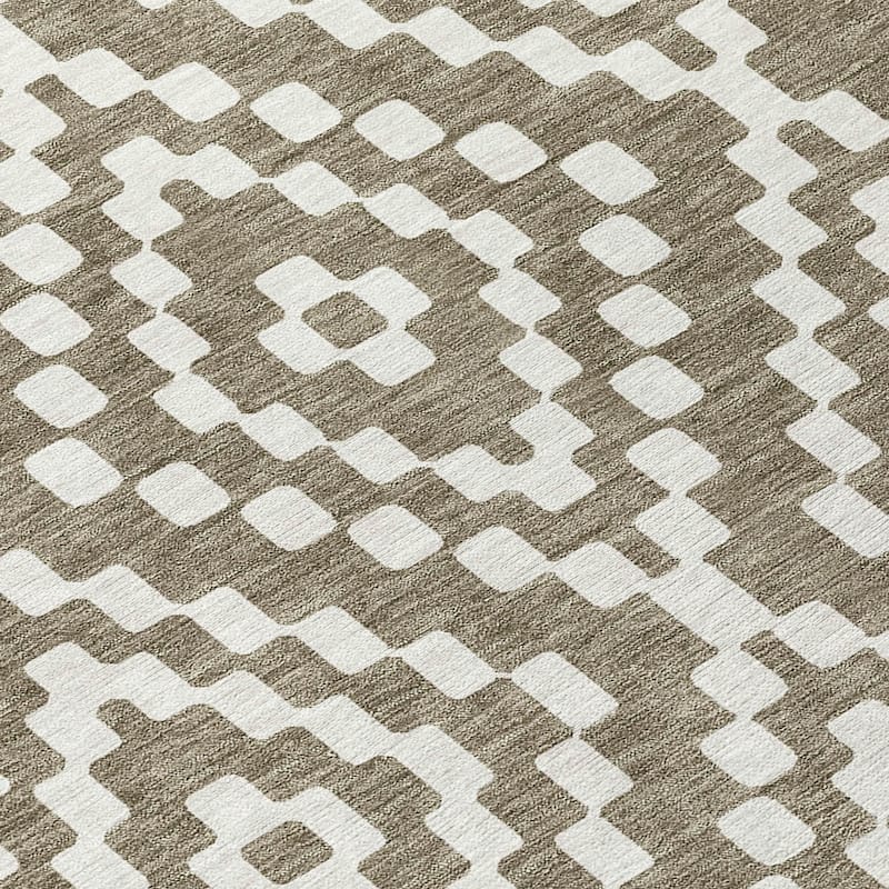 Machine Washable Indoor/ Outdoor Chantille Boho Moroccan Rug
