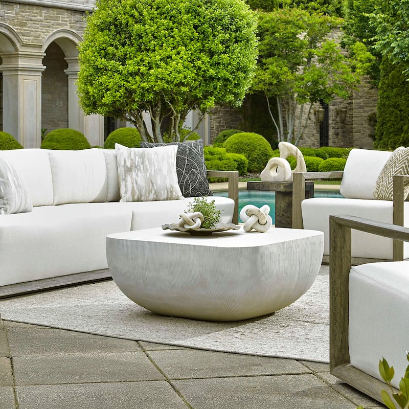 Uttermost Alma Concrete Outdoor Coffee Table