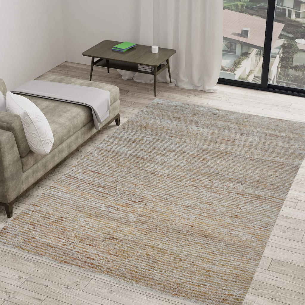 Domani Club Ombre Sand Jute & Recycled Fiber Rug