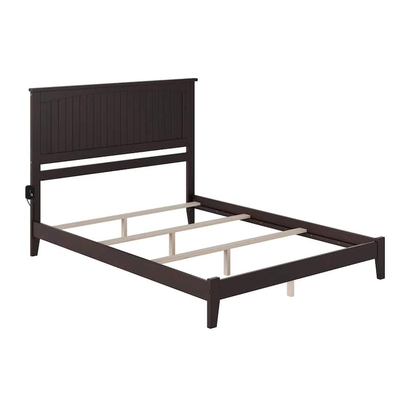 Nantucket Queen Foundation Bed in Espresso