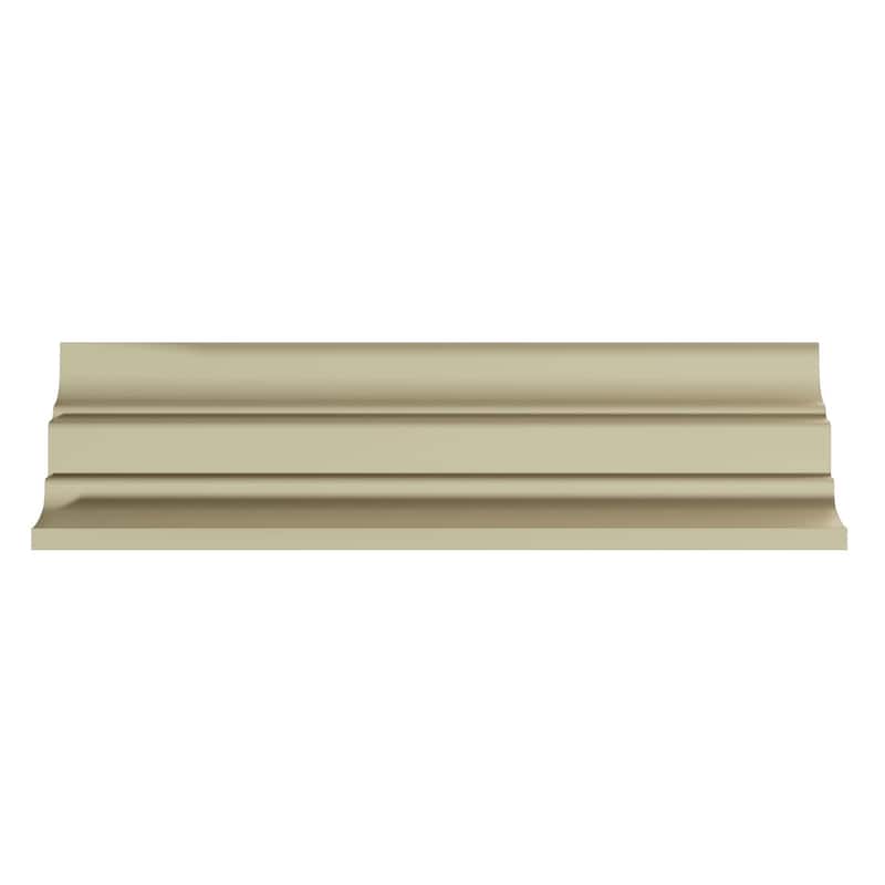 9 7/8"H x 7 7/8"P x 12 5/8"F x 96"L Henry Crown Moulding - 1-Pack