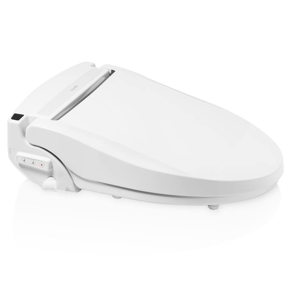 Swash Select EM617 Electronic Bidet Seat with Warm Air Dryer, ABS plastic with stainless steel nozzle, Round White