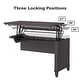 preview thumbnail 52 of 67, Bush Somerset 72W 3 Position Sit to Stand L Shaped Desk in Ash Gray