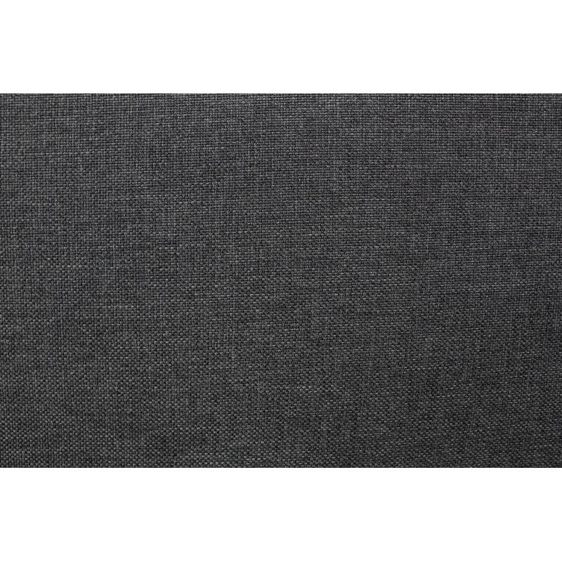 Charcoal Color 1pc Queen Size Bed Burlap Fabric Headboard Upholstered Bedroom Furniture Platform Bedframe