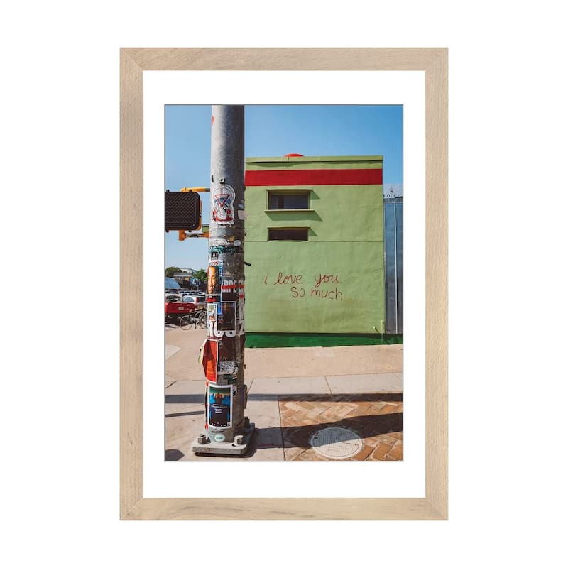 iCanvas "I Love You So Much Austin" by Bethany Young PFA - Natural - 24x16x1