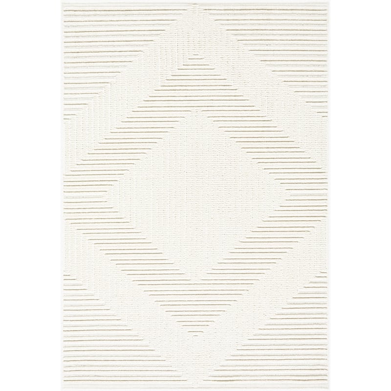 Livabliss Bohemian & Eclectic Lyna Diamond Washable Area Rug