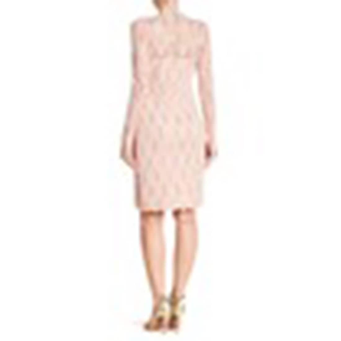marina long sleeve sequin lace dress