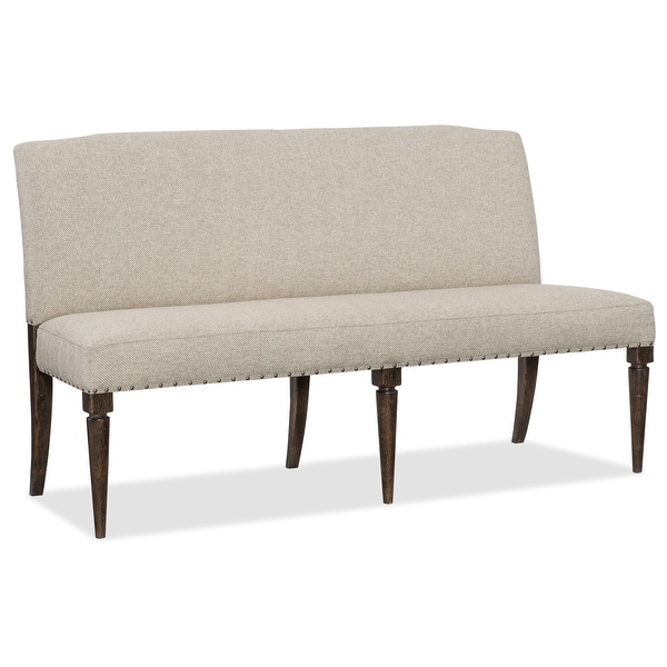 Hooker Furniture 1618-75019 Roslyn County 69" Wide Wood Framed Upholstered Farmhouse Style Bench from the American Life