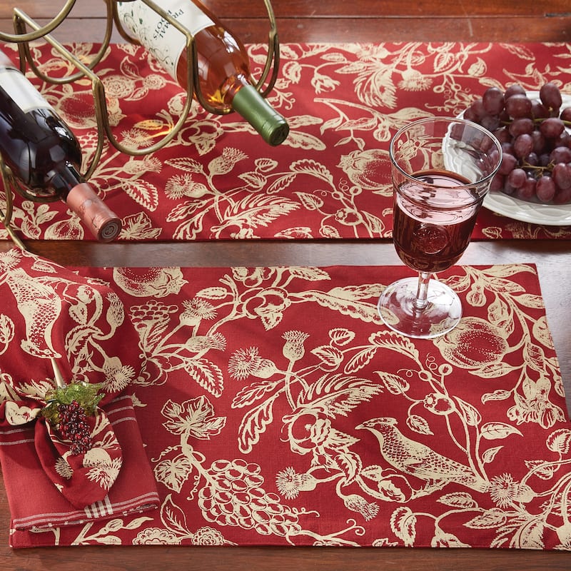 Park Designs Mason Reserve Placemat Set of 4 - 13" X 19"