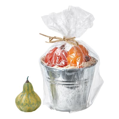 Pumpkin Patch Mini Candle & Pail - Sculpted Fall Candles, Multicolor Paraffin Wax, 1 Hour Burn Time, Perfect for Harvest Decor