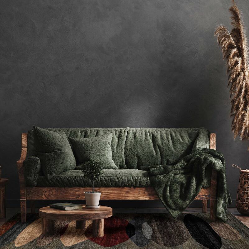 ECARPETGALLERY Hand-knotted Peshawar Ziegler Green Wool Rug - 5'1 x 6'11