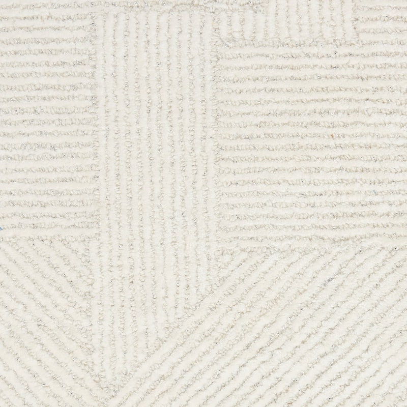 Michael Amini Abstract Linear Shimmer Area Rug