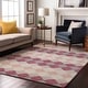 preview thumbnail 49 of 132, Premium Washable Super Soft Diamond Modern Mayfield Rug Pink - 10' x 14'