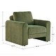 preview thumbnail 9 of 15, Platt Rounded Arm Chenille Upholstery Accent Chair by iNSPIRE Q Modern