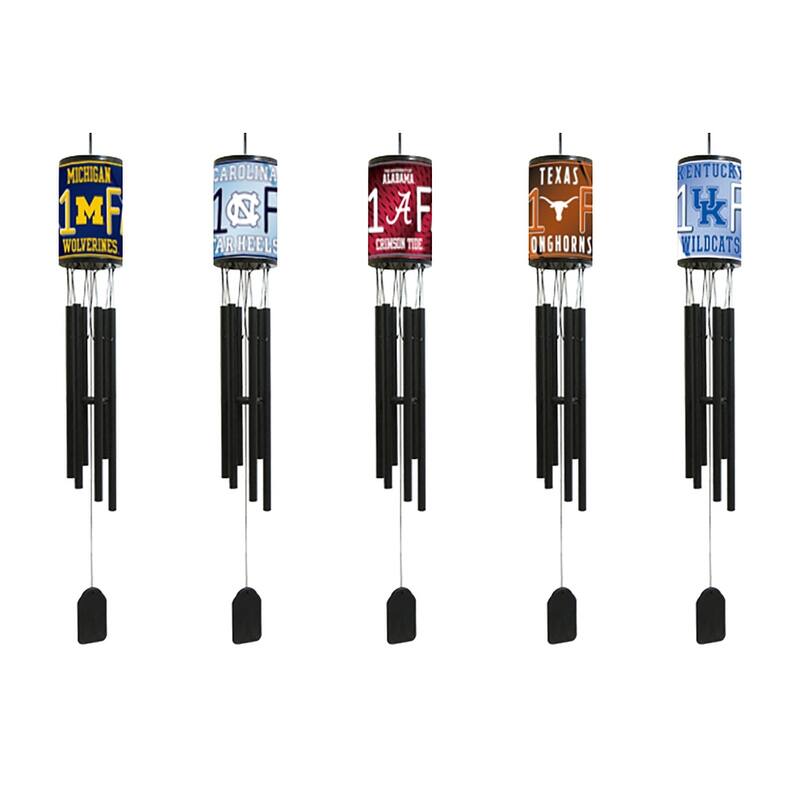 NCAA Wind Chime, #1 Fan with Team Logo, South Carolina Gamecocks