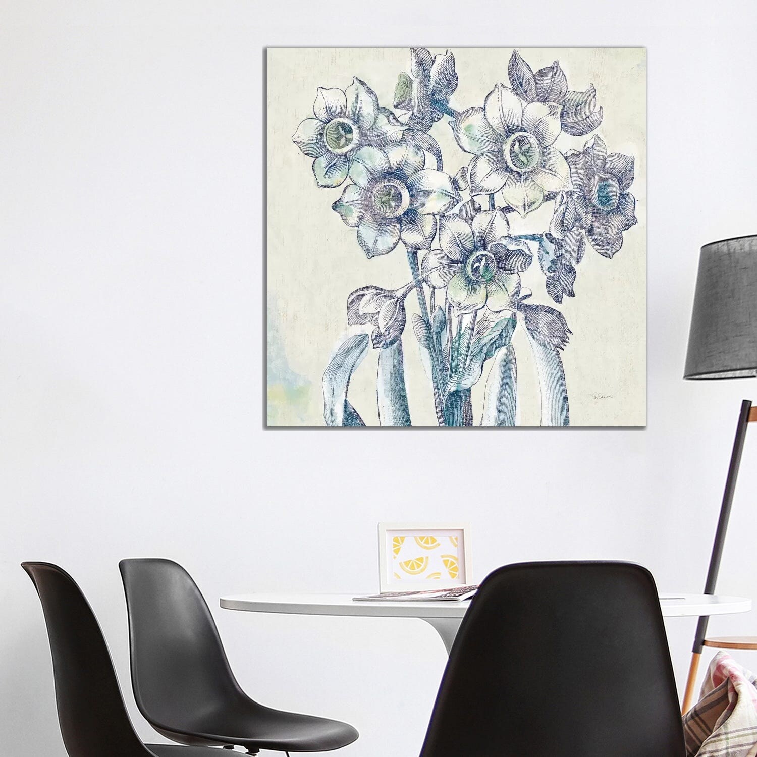 iCanvas Belle Fleur IV Floral Art Print by Sue Schlabach-image